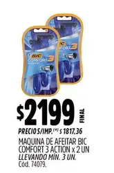 BIC - COMFORT 3 ACTION x 2 UN
