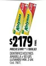 Kolynos - DENTRIFICO