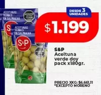 S&P - Aceituna verde doy pack