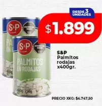 S&P - Palmitos rodajas
