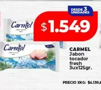 Carmel - Jabon tocador fresh