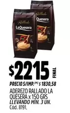 X$ - RALLADO LA QUESERA