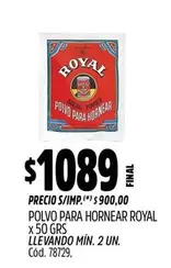 Royal - POLVO PARA HORNEAR