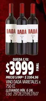 Dada - VARIETALES