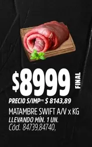 Swift - MATAMBRE A/V x KG