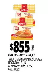Sumasa - TAPA DE EMPANADA