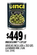 Inca - ARVEJAS
