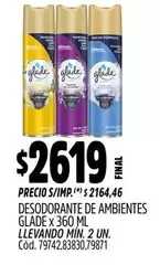 Glade - DESODORANTE DE AMBIENTES