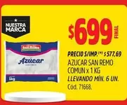 San Remo - AZUCAR COMUN x 1 KG