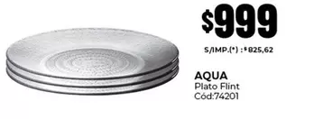 aqua - Plato Flint Cód:74201