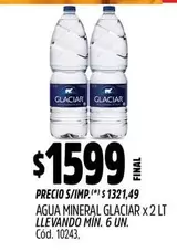 Glaciar - AGUA MINERAL GLACIAR x 2 LT