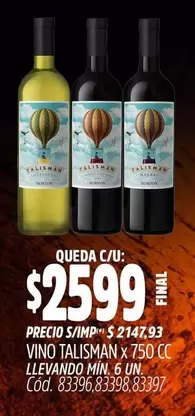 Norton - VINO TALISMAN x 750 CC