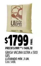 Ultra - GRASA VACUNA ULTRA x 500 GRS