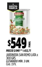 San Remo - JARDINERA LATA X 300 GRS