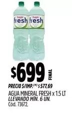 Baggio - AGUA MINERAL FRESH