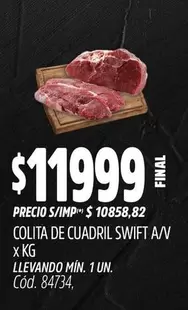 Swift - COLITA DE CUADRIL A/V X KG