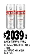 Schneider - CERVEZA LATA x 710 CC