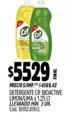 Cif - DETERGENTE BIOACTIVE LIMON/LIMA