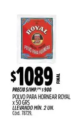 Royal - POLVO PARA HORNEAR