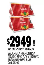 La Piamontesa - SALAME LA PIAMONTESA