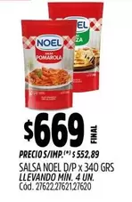 Noel - SALSA D/P x 340 GRS