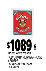 Royal - POLVO PARA HORNEAR