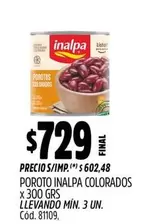 Inalpa - POROTO COLORADOS
