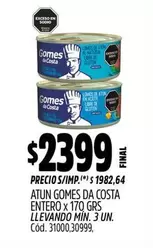 Gomes da Costa - ATUN ENTERO