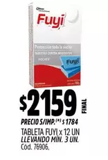 Fuyi - TABLETA x 12 UN LLEVANDO MIN. 3 UN