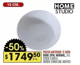 Origen - BOWL OPAL MINIMAL, X U