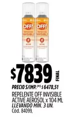 Off - INVISIBLE ACTIVE AEROSOL