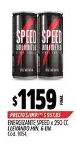 Speed - ENERGIZANTE x 250 CC