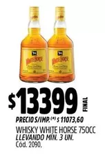 white Horse - WHISKY WHITE HORSE 750CC