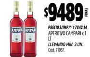 Campari - APERITIVO x 1 LT