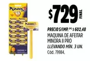 Minora - MAQUINA DE AFEITAR