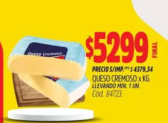 X$ - QUESO CREMOSO