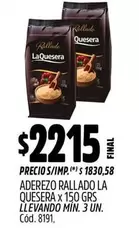 La Quesera - ADEREZO RALLADO LA QUESERA