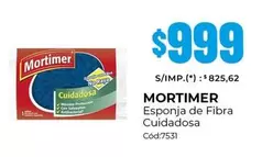 Mortimer - Esponja de Fibra Cuidadosa