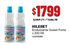 Hileret - Endulzante Sweet Forte