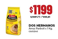 Dos Hermanos - Arroz Parboil x 1 Kg.