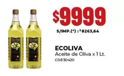 Ecoliva - Aceite de Oliva x 1 Lt.
