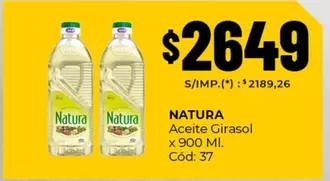 Natura - Aceite Girasol