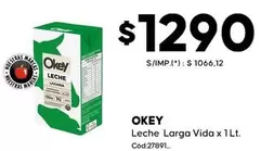 Okey - Leche Larga Vida x 1 Lt.