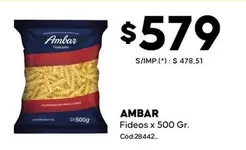 Ambar - Fideos x 500 Gr.