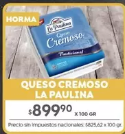 La paulina - QUESO CREMOSO