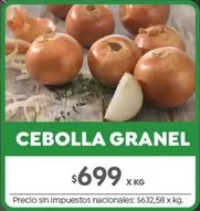 X$ - CEBOLLA GRANEL