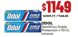 Odol - Dentifrico Doble Protección x 70 Gr.