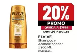Elvive - Shampoo y Acondicionador