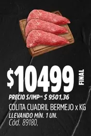 X$ - COLITA CUADRIL BERMEJO X KG