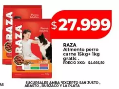 Raza - Alimento perro carne
